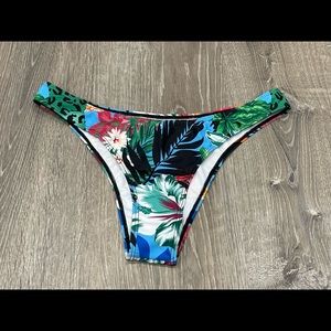 New Shein Bikini Bottoms Tropical Xl C7
